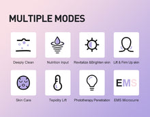 Load image into Gallery viewer, NUGLOW LILAC  Silicone Facial Cleanser
