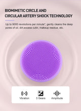 Load image into Gallery viewer, NUGLOW LILAC  Silicone Facial Cleanser
