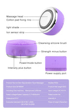 Load image into Gallery viewer, NUGLOW LILAC  Silicone Facial Cleanser
