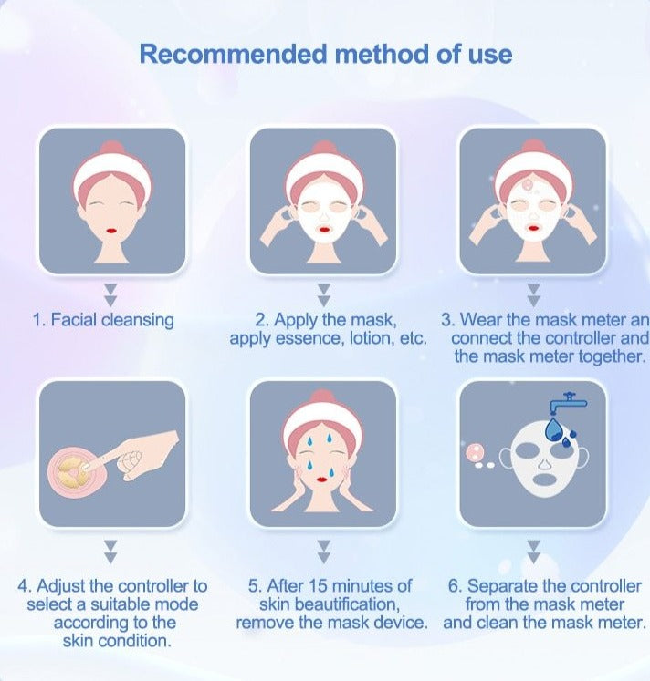 GLOWTONE Microcurrent Duo Facial Mask