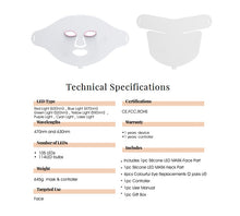 Load image into Gallery viewer, SO GLOW! Silicone LED Rejuvenating Mask
