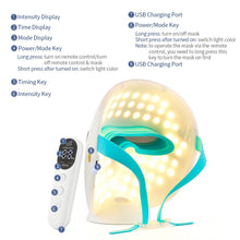 Load image into Gallery viewer, GLOWMAX Wireless 7 Color LED SPA Mask
