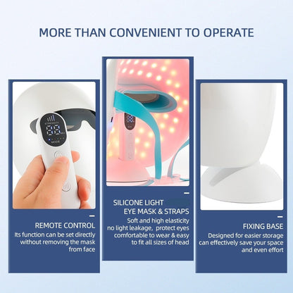 GLOWMAX Wireless 7 Color LED SPA Mask