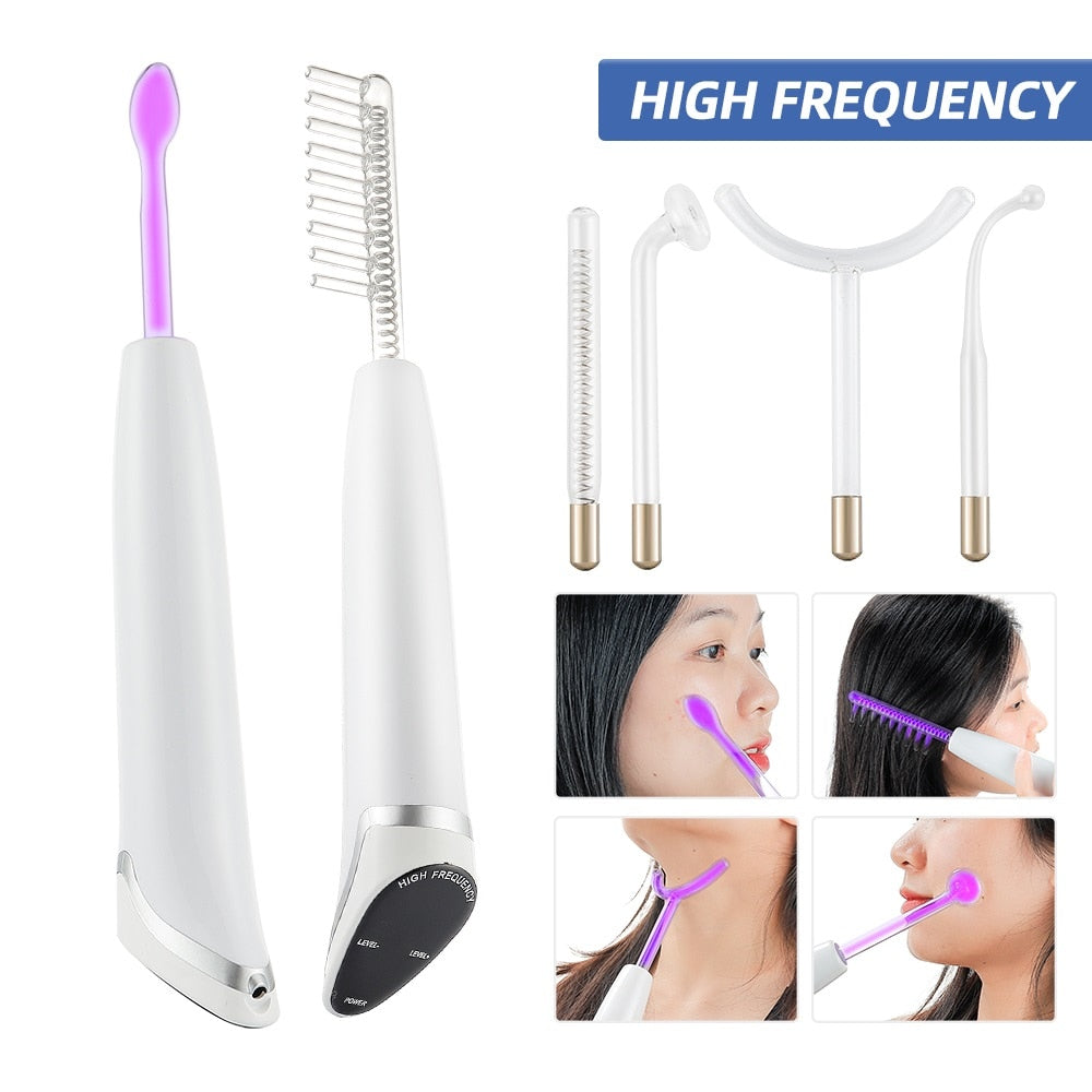 DERMAWAND PRO ARGON 6 IN 1 High Frequency Electrotherapy Device