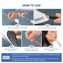 Load image into Gallery viewer, DERMAWAND PRO NEON 6 IN 1 High Frequency Electrotherapy Device
