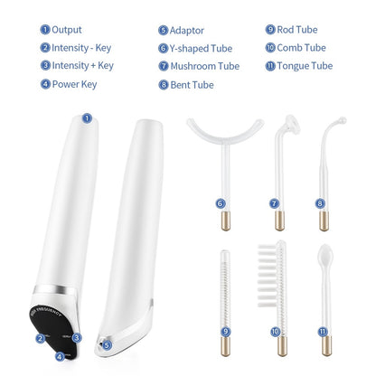 DERMAWAND PRO ARGON 6 IN 1 High Frequency Electrotherapy Device