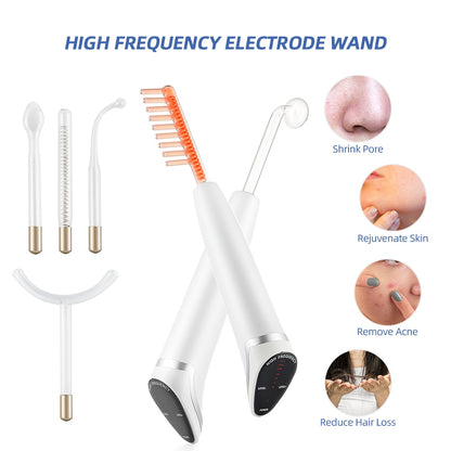 DERMAWAND PRO NEON 6 IN 1 High Frequency Electrotherapy Device